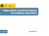 E-book, Códigos artísticos y desarrollo de la expresión en la competencia cultural y artística, Ministerio de Educación, Cultura y Deporte