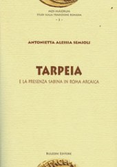 E-book, Tarpeia e la presenza sabina in Roma arcaica, Bulzoni