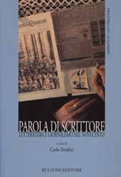 E-book, Parola di scrittore : letteratura e giornalismo nel Novecento, Bulzoni