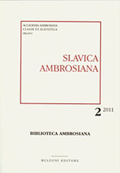 Artikel, Manoscritti e paleotipi slavi nella Biblioteca Ambrosiana, Bulzoni