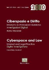 Fascículo, Ciberspazio e diritto : Internet e le professioni giuridiche : 11, 2, 2010, Enrico Mucchi Editore