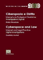 Fascículo, Ciberspazio e diritto : Internet e le professioni giuridiche : 11, 4, 2010, Enrico Mucchi Editore