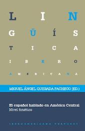 Chapter, Rasgos fonéticos del español de Costa Rica, Iberoamericana Vervuert