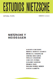 Artikel, Pablo de Tarso como momento de encuentro/desencuentro del joven Heidegger con Nietzsche, Trotta
