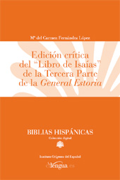 E-book, Edición crítica del Libro de Isaías de la tercera parte de la General Estoria, Cilengua - Centro Internacional de Investigación de la Lengua Española