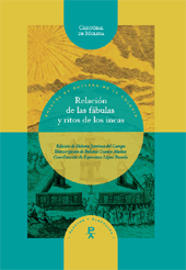 E-book, Relación de las fábulas y ritos de los Incas, Iberoamericana Vervuert