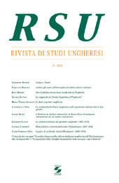 Fascículo, Rivista di studi ungheresi : IX, 2010, CSA - Casa Editrice Università La Sapienza