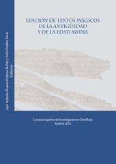 E-book, Edición de textos mágicos de la antigüedad y de la edad media, CSIC, Consejo Superior de Investigaciones Científicas