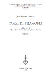 E-book, Corsi di filosofia : volume I, Chouet, Jean-Robert, L.S. Olschki