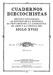 Fascicolo, Cuadernos dieciochistas : 11, 2010, Ediciones Universidad de Salamanca