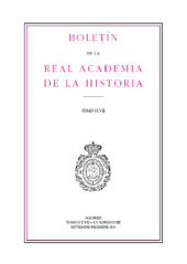Issue, Boletín de la Real Academia de la Historia : CCVII, III, 2010, Real Academia de la Historia