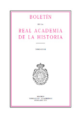 Fascicule, Boletín de la Real Academia de la Historia : CCVII, I, 2010, Real Academia de la Historia