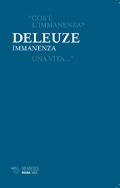 eBook, Immanenza, Deleuze, Gilles, Mimesis