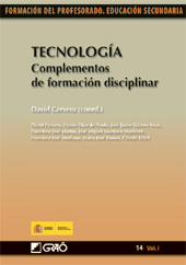 eBook, Tecnología : complementos de formación disciplinar : vol. I, Ministerio de Educación, Cultura y Deporte