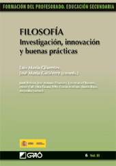 E-book, Filosofía : investigación, innovación y buenas prácticas : vol. 3, Ministerio de Educación, Cultura y Deporte