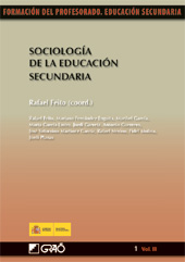 E-book, Sociología de la educación secundaria : vol. 3, Ministerio de Educación, Cultura y Deporte