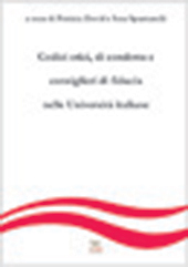 eBook, Codici etici, di condotta e consiglieri di fiducia nelle università italiane, Aras