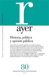 Issue, Ayer : 80, 4, 2010, Marcial Pons Historia