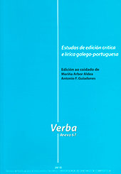 E-book, Estudos de edición crítica e lírica galego- portuguesa, Universidad de Santiago de Compostela