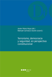 Chapitre, Estados Unidos : política antiterrorista, derechos fundamentales y division de poderes, Marcial Pons Ediciones Jurídicas y Sociales