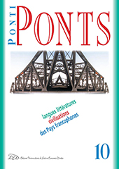Heft, Ponti = ponts : langues littératures civilisations des Pays francophones : 10, 2010, LED