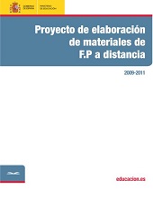eBook, Proyecto de elaboración de materiales de F.P. a distancia, Ministerio de Educación, Cultura y Deporte