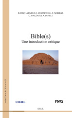E-book, Bible(s) : une introduction critique, EME Editions