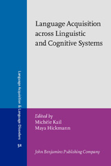 E-book, Language Acquisition across Linguistic and Cognitive Systems, John Benjamins Publishing Company