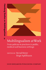 eBook, Multilingualism at Work, John Benjamins Publishing Company