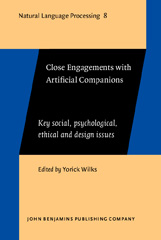 E-book, Close Engagements with Artificial Companions, John Benjamins Publishing Company