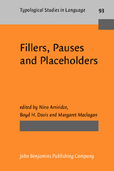 E-book, Fillers, Pauses and Placeholders, John Benjamins Publishing Company