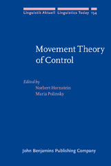 eBook, Movement Theory of Control, John Benjamins Publishing Company