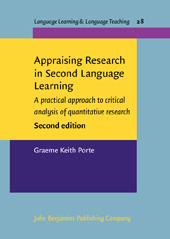 E-book, Appraising Research in Second Language Learning, Porte, Graeme Keith, John Benjamins Publishing Company