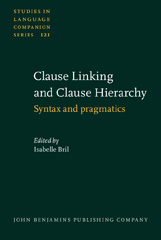 E-book, Clause Linking and Clause Hierarchy, John Benjamins Publishing Company