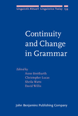 eBook, Continuity and Change in Grammar, John Benjamins Publishing Company