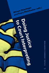 E-book, Doing Justice to Court Interpreting, John Benjamins Publishing Company