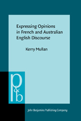 E-book, Expressing Opinions in French and Australian English Discourse, John Benjamins Publishing Company
