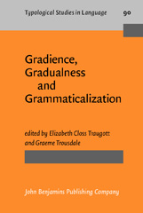 eBook, Gradience, Gradualness and Grammaticalization, John Benjamins Publishing Company
