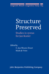 E-book, Structure Preserved, John Benjamins Publishing Company