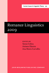 E-book, Romance Linguistics 2009, John Benjamins Publishing Company