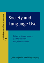 E-book, Society and Language Use, John Benjamins Publishing Company