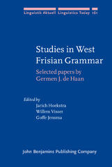 E-book, Studies in West Frisian Grammar, John Benjamins Publishing Company