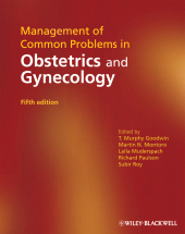 eBook, Management of Common Problems in Obstetrics and Gynecology, Blackwell