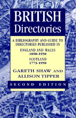 E-book, British Directories 2nd ed, Bloomsbury Publishing