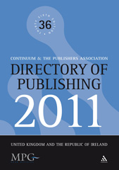 E-book, Directory of Publishing 2011, Bloomsbury Publishing