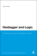 E-book, Heidegger and Logic, Shirley, Greg, Bloomsbury Publishing