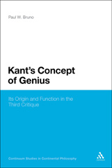 eBook, Kant's Concept of Genius, Bruno, Paul W., Bloomsbury Publishing