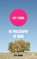 eBook, Key Terms in Philosophy of Mind, Bloomsbury Publishing