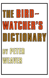 E-book, The Birdwatcher's Dictionary, T & AD Poyser