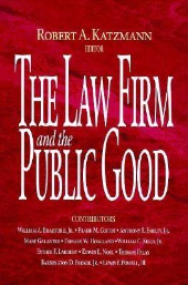 E-book, The Law Firm and the Public Good, Brookings Institution Press